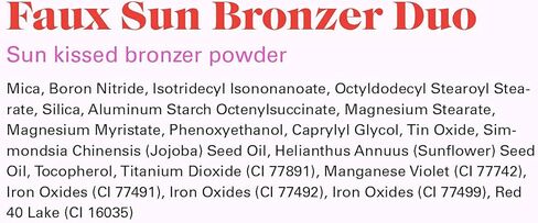 PYT Beauty Bronzer Duo, Bali, Hypoallergenic, Vegan Makeup, 1 Count in Saudi Arabia