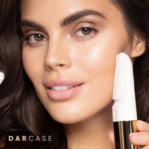 DARCASE CRISTÁL – A Luxury Facial Cleansing Brush. Dual Function - Deep Cleansing with Silicone Bristles & Heated Eye Massage in Saudi Arabia
