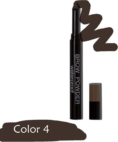 Nouba Waterproof Brown Brow Powder Pencil - Long Lasting Eyebrow Definer Makeup Filler Compact Pomade Stick Eye Shadow For Tinting, Sculpting, Contouring, Full, Defined, Buildable Eyebrows (Color 2) in Saudi Arabia