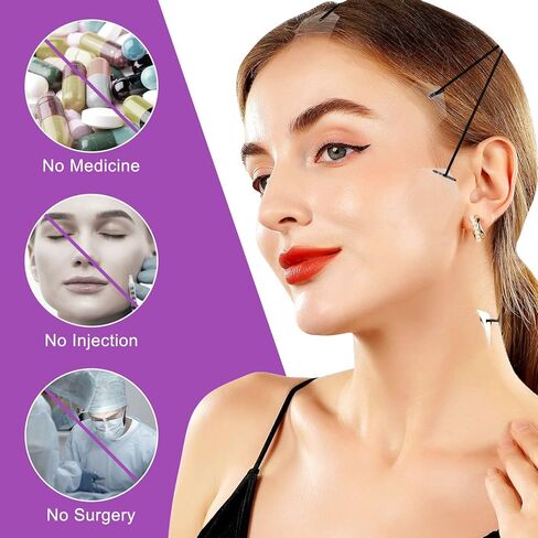 AIQIUSHA Face Lift Tape V-Line Upgraded,Face Slimmer&Neck Invisible and Breathable Lift for Wrinkles with Bands&String,Face Wrinkle Tape Patches for Saggy Skin,Lift and Firm Loose Skin (60PSC) in Kuwait