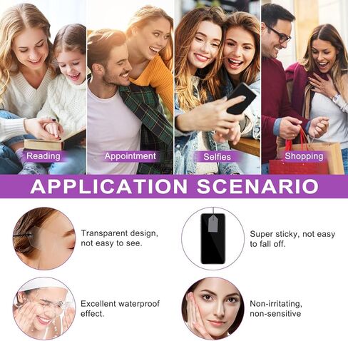 AIQIUSHA Face Lift Tape V-Line Upgraded,Face Slimmer&Neck Invisible and Breathable Lift for Wrinkles with Bands&String,Face Wrinkle Tape Patches for Saggy Skin,Lift and Firm Loose Skin (60PSC) in Kuwait