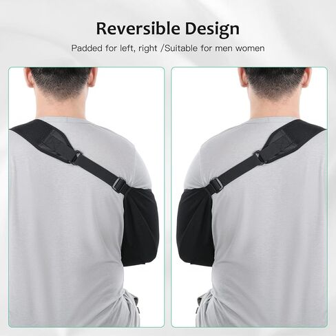 حبال للذراع نحو السماء، حزام دعم طبي لمعصم الكوع المكسور، مانع حركة قابل للتعديل وخفيف الوزن، دعامة كتف دوارة للكتف، مبطن قابل للتعديل in Kuwait