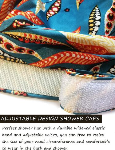 Large Shower Cap For Men,Large Shower Cap For Women Long Hair,Reusable Shower Cap for Braids,Dreads,Curls, Locs, Curly，Wave，Hair Cap for Shower,Washable and Adjustable,Black in Saudi Arabia
