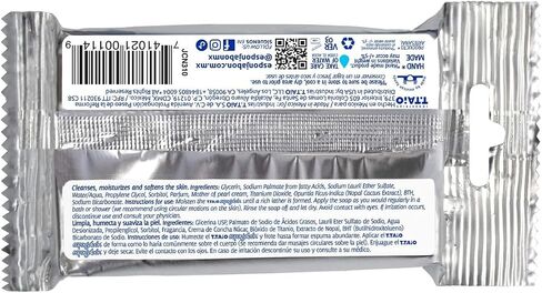 T.Taio Esponjabon Mother of Pearl Soap Sponge - Cleansing Shower Scrubber - Cleaning Bath Wash Scrub - Oil Removal - Massage & Lather Foot, Elbow, & Face - Bathroom Accessories - Fresh Scent (10-pack) in Saudi Arabia