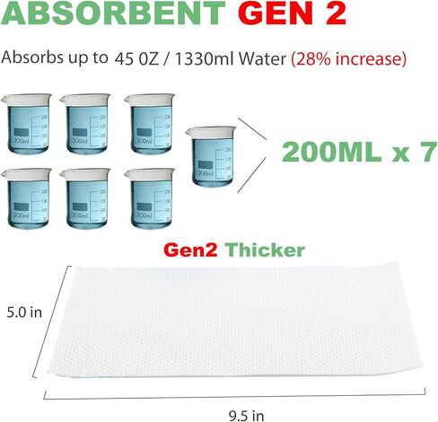 Commode Liners-Disposable Bedside Commode Liners for Adult Toilet Chair Bucket, Portable & Camping Toilet Bags-Value Pack Medical Grade No Leaks 100 Pack Universal Fit in Kuwait