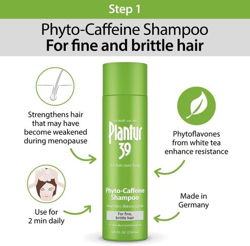Plantur 39 Color Brown Intensity Set - Phyto-Caffeine Shampoo (8.45 fl oz) and Conditioner (5.07 fl oz) in Saudi Arabia