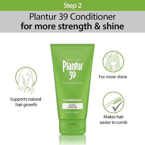 Plantur 39 Color Brown Intensity Set - Phyto-Caffeine Shampoo (8.45 fl oz) and Conditioner (5.07 fl oz) in Saudi Arabia