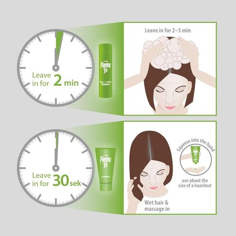 Plantur 39 Color Brown Intensity Set - Phyto-Caffeine Shampoo (8.45 fl oz) and Conditioner (5.07 fl oz) in Kuwait