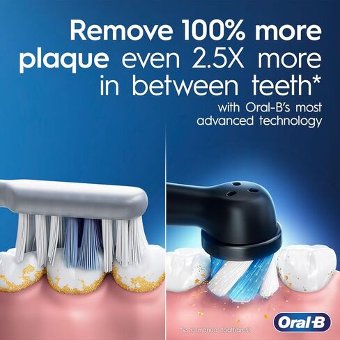 Oral-B iO Series 4 Electric Toothbrush with (1) Brush Head, Rechargeable, Black in Saudi Arabia