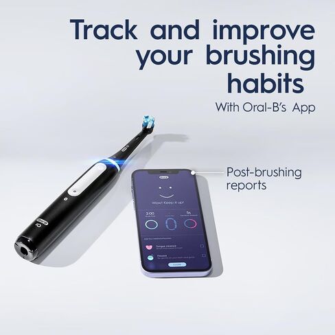 Oral-B iO Series 4 Electric Toothbrush with (1) Brush Head, Rechargeable, Black in Saudi Arabia