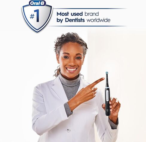 Oral-B iO Series 4 Electric Toothbrush with (1) Brush Head, Rechargeable, Black in Saudi Arabia