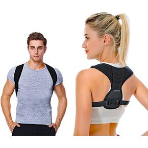 cornGee FDA Registered Posture Corrector for Women Men, Back Posture Corrector Women Men, Unique Design Spine and Back Support, Comfortable Posture Trainer, Adjustable Back Straightener, Posture Corrector Upper Back Brace, Back Brace for Posture Correctio in Kuwait