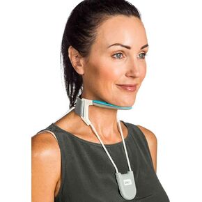 باكبين هيلب دعامة للرقبة، طوق ثوري لعنق الرحم يوفر دعمًا خفيفًا مع كونه جيد التهوية، رائع وخفيف الوزن (ازرق M) in Kuwait