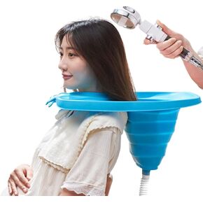 حوض شامبو محمول، صينية غسل الشعر - حوض شامبو طبي للمعاقين والنساء الحوامل وكبار السن والاطفال أثناء الجلوس على الكرسي المتحرك او الكرسي في المنزل in Kuwait