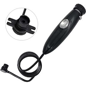 ملحقات نظافة الفم من RAXSEG متوافقة مع مجموعة استبدال Waterpik WP-100، WP-900 لخيط تنظيف الأسنان المائي الفائق، عبوة من مقبض/خرطوم واحد (أسود) in Kuwait