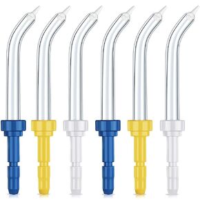 6 Pieces Replacement Periodontal Replacement Tips Compatible with Waterpik 3 Colors Periodontal Tips Dental Water Flosser Replacement Tips Flossing Tips for Water Flossers and Other Oral Irrigators in Saudi Arabia