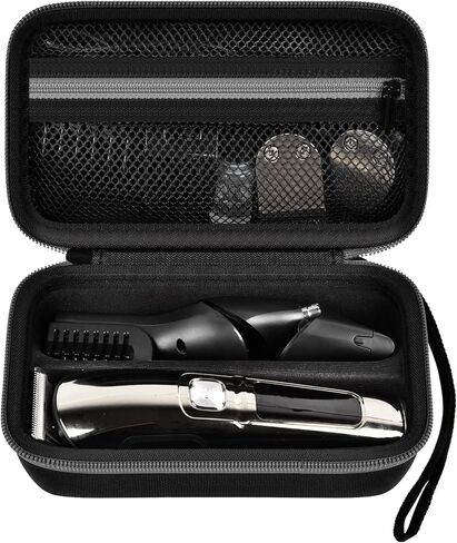 شنطة محمولة من اجينمور متوافقة مع ماكينة تشذيب اللحية يوفري/برايت اب FK-8788T/FK-8688T للرجال، منظم ماكينة حلاقة كهربائية وحامل تخزين لماكينة الحلاقة للرجال - شنطة فقط in Kuwait