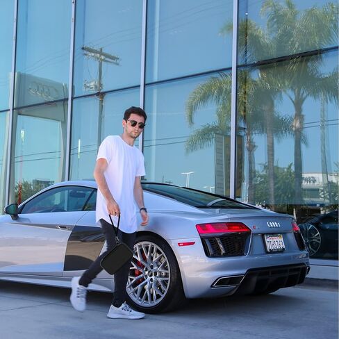 شنطة محمولة من اجينمور متوافقة مع ماكينة تشذيب اللحية يوفري/برايت اب FK-8788T/FK-8688T للرجال، منظم ماكينة حلاقة كهربائية وحامل تخزين لماكينة الحلاقة للرجال - شنطة فقط in Kuwait