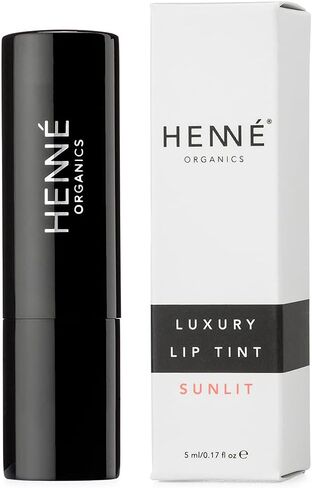 Henné Organics Luxury Lip Tint - Moisturizing, Sheer Natural Color - Azalea (Pink) in Saudi Arabia