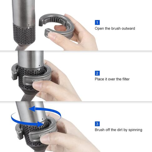 فرشاة تنظيف فلتر LANMU متوافقة مع مصفف الشعر Dyson Airwrap / مجفف الشعر الأسرع من الصوت / مملس الشعر Airstrait / مجفف الشعر Shark FlexStyle / مجفف الشعر Laifen والمزيد in Saudi Arabia