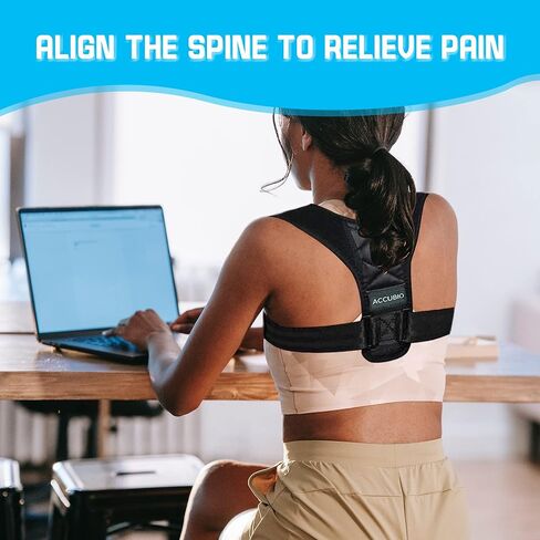 مصحح الوضعية للنساء، دعم دعامة الجزء العلوي من الظهر، أشرطة الوضعية للرجال، مكواة فرد الظهر القابلة للتعديل للتنفس لدعم العمود الفقري العلوي الأوسط، دعامة وضعية الجنف، تخفيف آلام الرقبة والكتف والترقوة والظهر in Kuwait