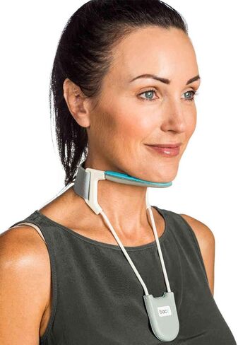 باكبين هيلب دعامة للرقبة، طوق ثوري لعنق الرحم يوفر دعمًا خفيفًا مع كونه جيد التهوية، رائع وخفيف الوزن (ازرق M) in Kuwait