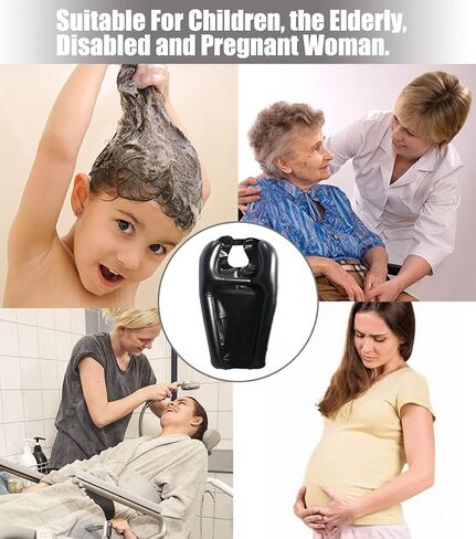 Inflatable Hair Washing Tray for Sink at Home, Portable Shampoo Basin, Inflatable Shampoo Bowl Bed Washing Basin for Elderly Disabled Injured Pregnant, Lightweight Wheelchair Tray for Kitchen Sink in Saudi Arabia