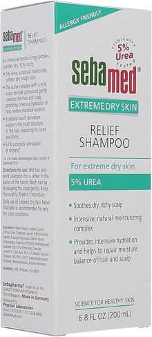 SEBAMED Extreme Dry Skin Relief Treatment Shampoo with 5% Urea for Dry Itchy Scalp (200mL) in Kuwait
