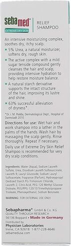 SEBAMED Extreme Dry Skin Relief Treatment Shampoo with 5% Urea for Dry Itchy Scalp (200mL) in Kuwait