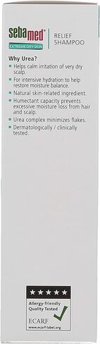 SEBAMED Extreme Dry Skin Relief Treatment Shampoo with 5% Urea for Dry Itchy Scalp (200mL) in Kuwait