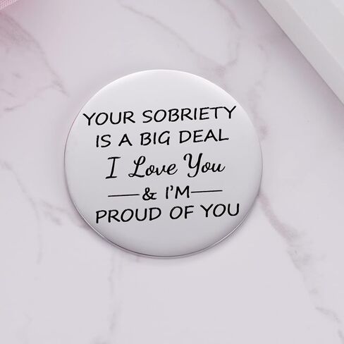 1 to 30 Year Sobriety Coin 1 to 11 Month Recovery Token Sober Anniversary AA Recovery Medallion Chip 12 Step Gifts NA OA in Saudi Arabia