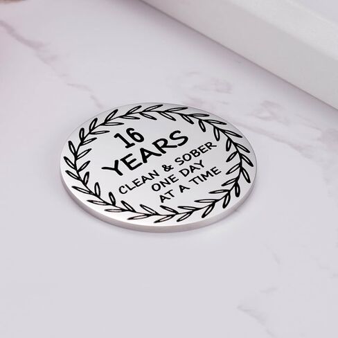 1 to 30 Year Sobriety Coin 1 to 11 Month Recovery Token Sober Anniversary AA Recovery Medallion Chip 12 Step Gifts NA OA in Kuwait
