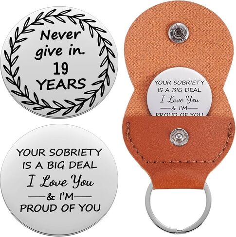 1 to 30 Year Sobriety Coin 1 to 11 Month Recovery Token Sober Anniversary AA Recovery Medallion Chip 12 Step Gifts NA OA in Saudi Arabia