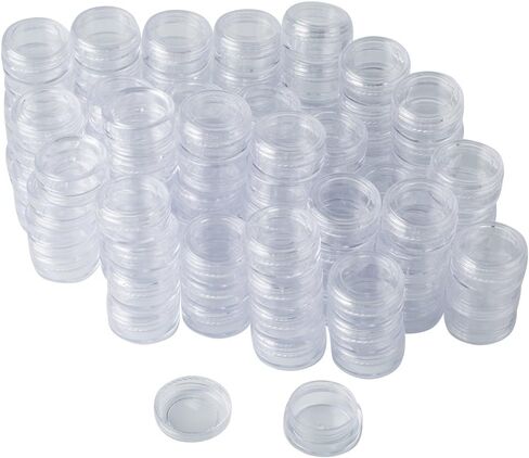 طقم برطمانات وعاء بلاستيكي شفاف فارغ 3 جرام / 3 مل من بيكيث، حاويات مستحضرات التجميل مع أغطية in Kuwait
