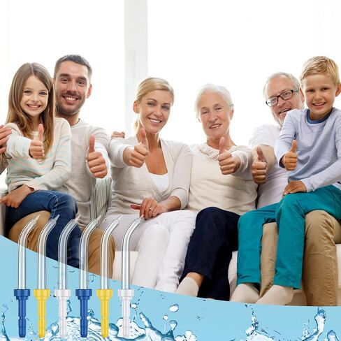 6 Pieces Replacement Periodontal Replacement Tips Compatible with Waterpik 3 Colors Periodontal Tips Dental Water Flosser Replacement Tips Flossing Tips for Water Flossers and Other Oral Irrigators in Saudi Arabia