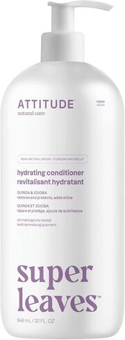 ATTITUDE Hair Conditioner, Plant and Mineral-Based Ingredients, Vegan and Cruelty-free Beauty and Personal Care Products, Moisture Rich, Quinoa & Jojoba, 32 Fl Oz in Saudi Arabia