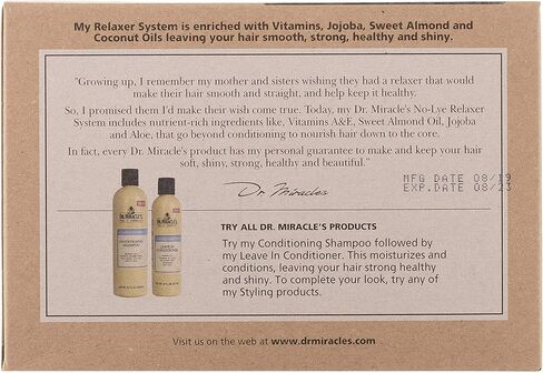 مستحضر دكتور ميراكل بدون غسول، مع البروتينات للمساعدة في منع التقصف وفيتامينات A وE لنمو شعر صحي، تطبيق واحد كامل in Kuwait