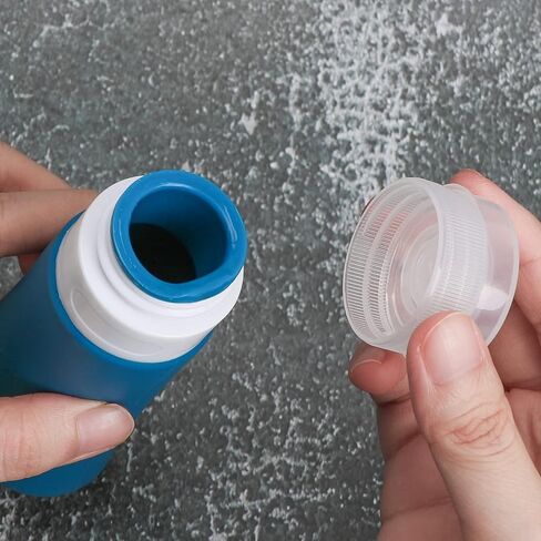 Travel Bottles for Toiletries, Tsa Approved Travel Bottle 3OZ Shampoo Travel Container, BPA Free Leak Proof Travel Tubs Refillable Liquid Travel Accessories for Cometic Shampoo and Lotion Soap in Kuwait