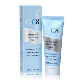 OC Eight Professional Professional Anti Shine Mattifying Gel: Oil Control Mattifier Formula for Face - Matte Finishing Gel Controls Oily Skin and Reduces Shine and Redness for Eight Hours - 1.6 Ounces in Saudi Arabia
