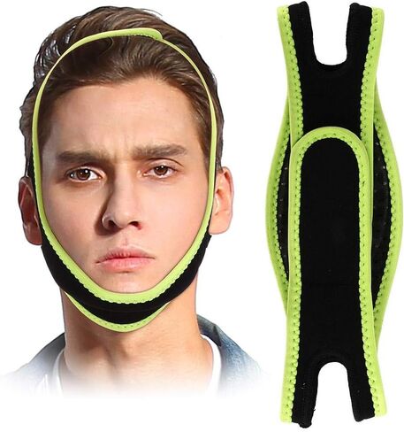 حزام تخسيس الوجه، حزام ذقن للتخسيس على شكل حرف V، حزام تخسيس الوجه مزدوج للذقن للرجال in Kuwait