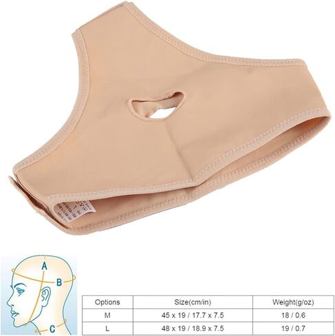 Faja Facial, Face Lifting Slimming Belt, Anti Wrinkle Face Slimming Mask Strap Face Line Smooth Breathable Bandage for M in Saudi Arabia