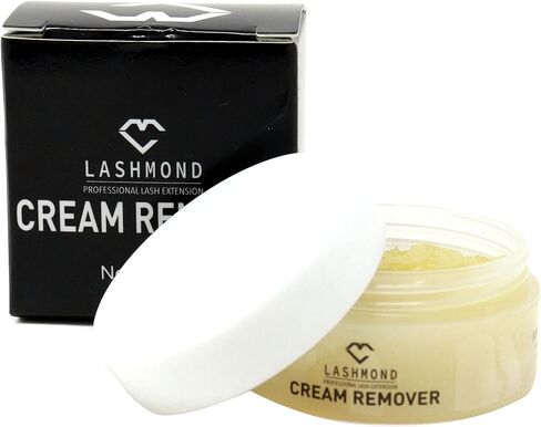 Lashmond Professional Eyelash Extension Remover Cream - Low Irritation, Sensitive Skin-Friendly Adhesive Dissolver for Salon Use, Acetone-Free, 10g Jar in Saudi Arabia