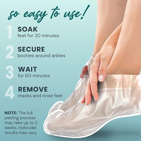 5 أزواج من أقنعة تقشير القدم | تقشر الجلد الميت ويزيل الكالو لأقدام الطفل الناعمة | جودة ممتازة | من لامور نعم! in Kuwait
