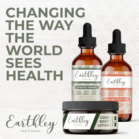 Earthley Wellness، ترويض اللحية، زيت اللحية الطبيعي بالكامل، ناعم، ناعم، خالي من مسببات الحساسية ومصنوع من زيوت نباتية، يرطب البشرة والشعر، يترك الشعر جيدًا ورائحة رائعة (عديم الرائحة) in Kuwait