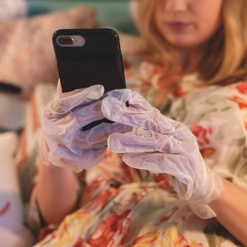 Bodipure Premium Hand Mask Keratin Gloves | Moisturizing Gloves for Dry Hands & Nail-Strengthening & Cuticle Softening | Spa Experience at Home | Chemical Free & For All Skin Types | 1 Pair in Kuwait