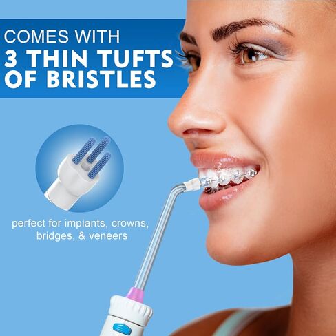 رؤوس بديلة لماكينة واتربيك لتنظيف الأسنان بالماء وغيرها من العلامات التجارية - 4 عبوات in Kuwait