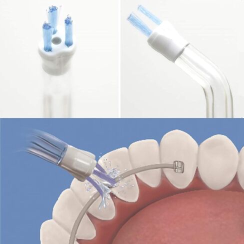 رؤوس بديلة لماكينة واتربيك لتنظيف الأسنان بالماء وغيرها من العلامات التجارية - 4 عبوات in Kuwait