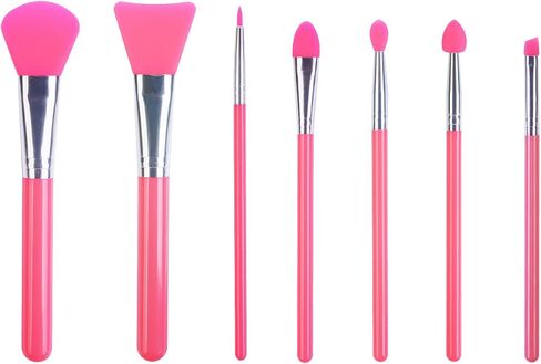7 Pcs Silicone Brush applicator kit for UV Resin Epoxy Art Crafting and Cream Makeup Products (Mint Green) in Kuwait