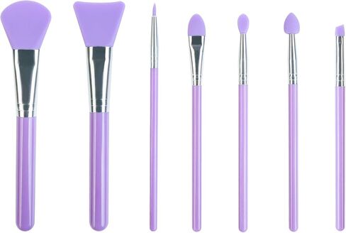 7 Pcs Silicone Brush applicator kit for UV Resin Epoxy Art Crafting and Cream Makeup Products (Mint Green) in Kuwait