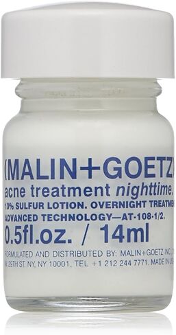 Malin + Goetz Acne Treatment Nighttime overnight spot-treatment, treats blemishes without drying skin. calms skin, fights impurities, prevents signs of scarring. all skin types, vegan, 0.5 Fl Oz in Saudi Arabia